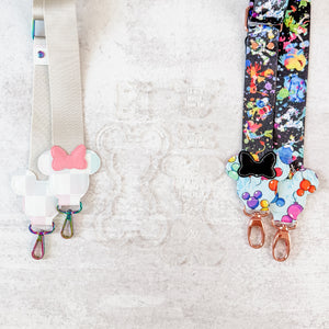 PATREON EXCLUSIVE PREORDER: Mouse Fancy Straps - Size 1.5" Webbing To 1" Hook - Set of 5 - Acrylic Template