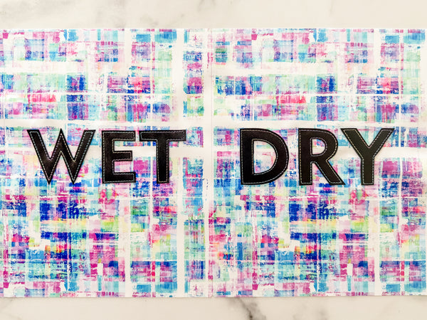 Wet +Dry for Wet/Dry Bag - CutOuts - SODA - An Applique Template