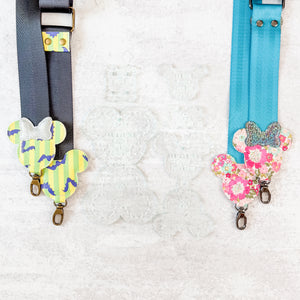 Mouse Fancy Straps - Size 1.5" Webbing To 1/2" Hook - SODA - Set of 5 - Acrylic Template