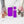 Load image into Gallery viewer, SQUARED Fancy Straps - Size 1&quot; - Purple - Set of 3 - Acrylic Template
