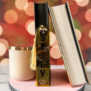 SPICY Bookmark With Tassel - Lemon - Acrylic Template - Tassel Color May Vary