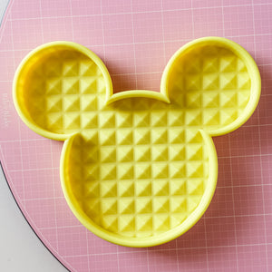 Mouse Craft Tray - Pyramid Base with Grips - Lemon GLOW