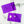 Load image into Gallery viewer, Wet +Dry for Wet/Dry Bag - CutOuts - PURPLE - An Applique Template
