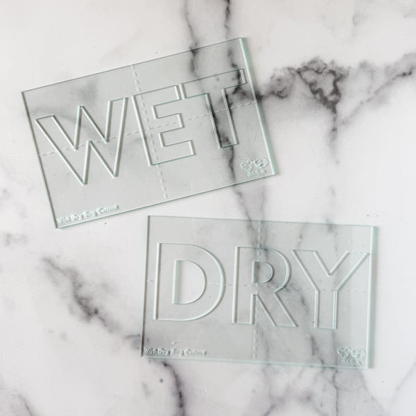 Wet +Dry for Wet/Dry Bag - CutOuts - SODA - An Applique Template