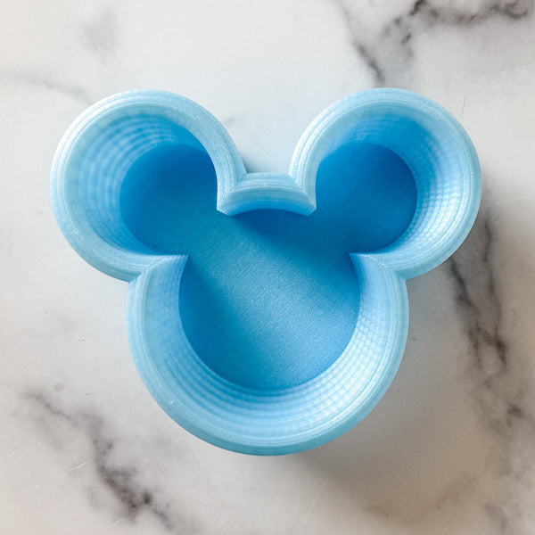 Tiered Large Mouse Shaped Craft Bowl - Ocean Blue