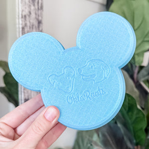 Tiered Large Mouse Shaped Craft Bowl - Ocean Blue