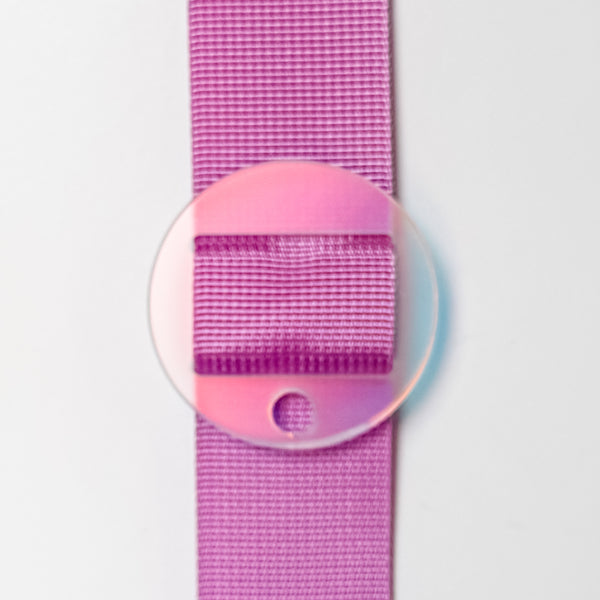 Removable Circle Strapzeez™ - Frosted Holographic
