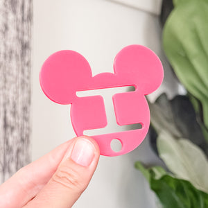 Removable Mouse Head Strapzeez™ - Sunset Holographic