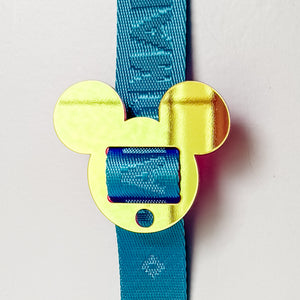 Removable Mouse Head Strapzeez™ - Sunset Holographic