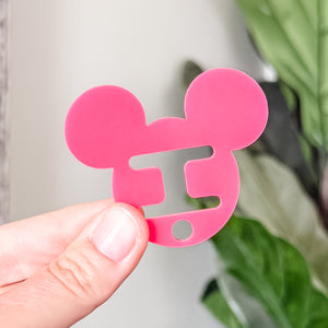 Removable Mouse Head Strapzeez™ - Sunset Holographic