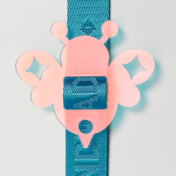 Removable Bee Head Strapzeez™ - Frosted Holographic