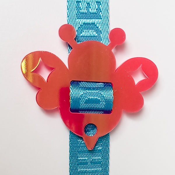Removable Bee Head Strapzeez™ - Sunset Holographic