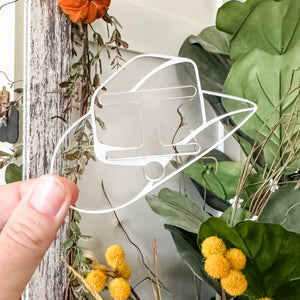 Removable Cowboy Hat Strapzeez™ - Clear