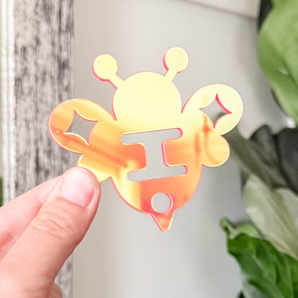 Removable Bee Head Strapzeez™ - Sunset Holographic