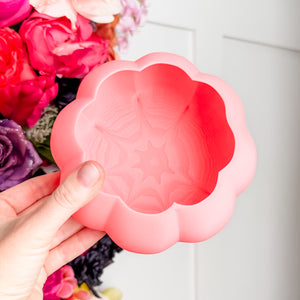 Large Pumpkin Craft Bowl - Pink Orange - Designed by Newt!