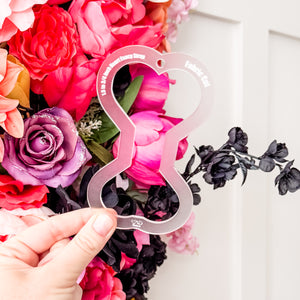 PATREON EXCLUSIVE PREORDER: Hearts Fancy Straps - Size 1.5" Webbing To 3/4" Hook - Set of 4 - Acrylic Template