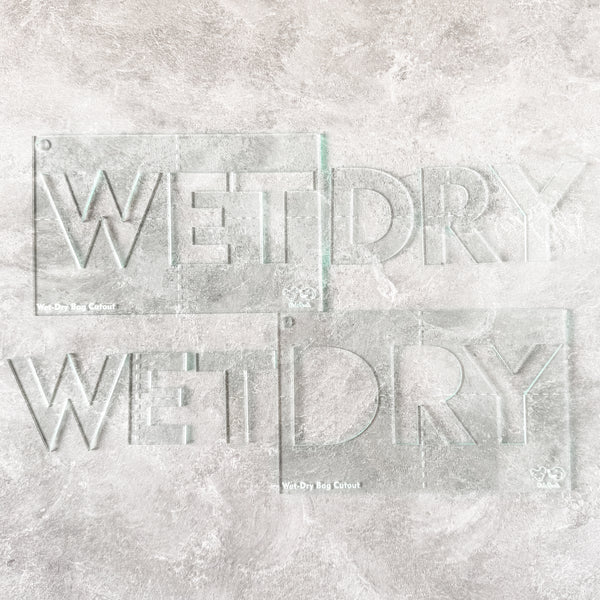 OOPSY - Wet +Dry for Wet/Dry Bag - CutOuts - SODA - An Applique Template