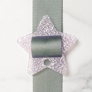 Removable Bubble Star Strapzeez™ - Rippled Textured Lavender