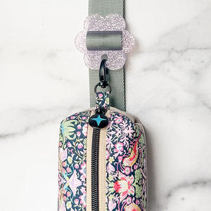 Removable Flower Strapzeez™ - Rippled Textured Lavender