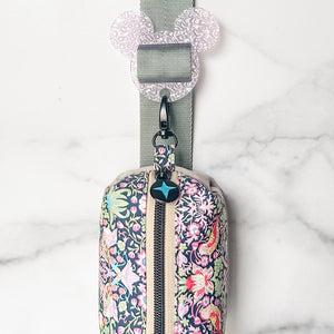 Removable Mouse Head Strapzeez™ - Rippled Textured Lavender