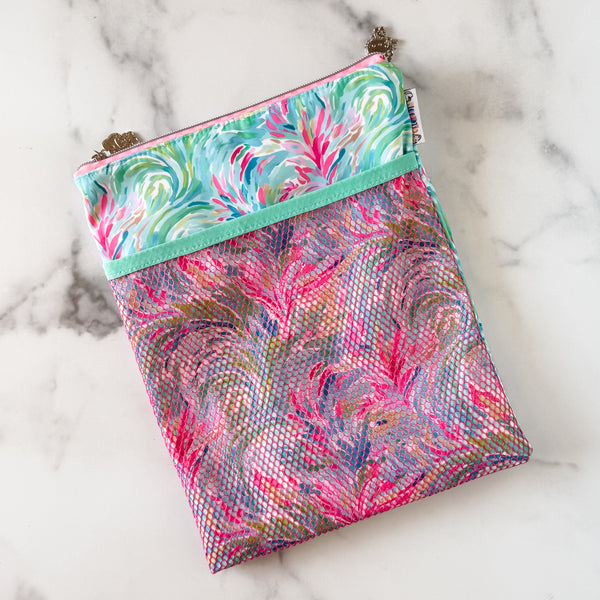 As Seen On OklaRoots - Pink Tropical Wet/Dry Bag