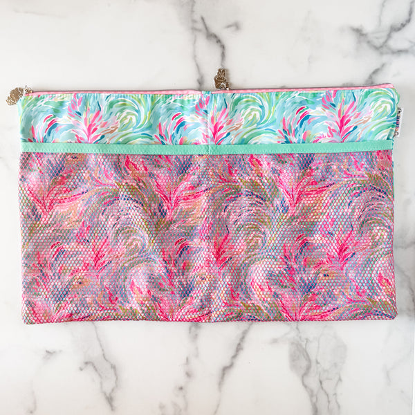 As Seen On OklaRoots - Pink Tropical Wet/Dry Bag
