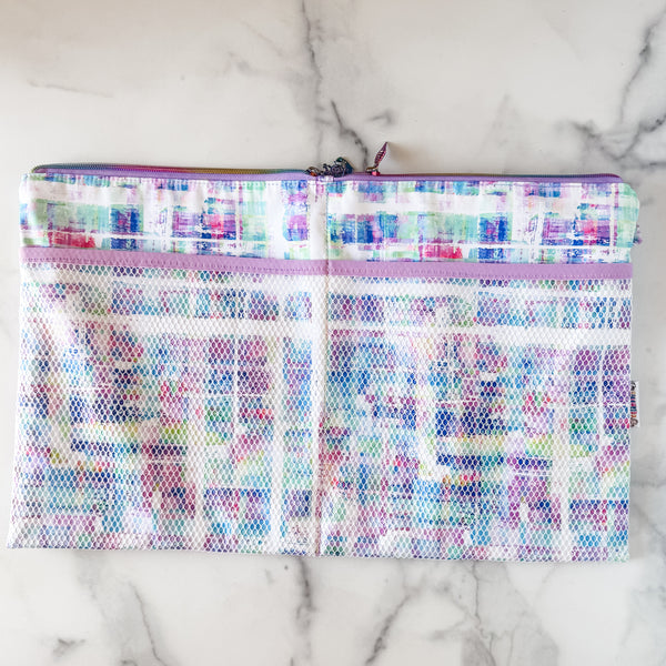 As Seen On OklaRoots - Purple Grunge Wet/Dry Bag