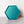 Hexagon Craft Tray - Honeycomb Base with Grips - Seagreen Teal