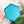 Hexagon Craft Tray - Honeycomb Base with Grips - Seagreen Teal