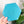 Hexagon Craft Tray - Honeycomb Base with Grips - Seagreen Teal