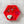 Hexagon Craft Tray - Honeycomb Base with Grips - Classic Red