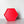 Hexagon Craft Tray - Honeycomb Base with Grips - Classic Red
