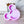 Tiered Large Mouse Shaped Craft Bowl - Pink Gem