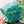 5 - 5.5 - 6 - 6.5 Inch BIG Rounded Corners  - Glitter Aqua -  Acrylic Template