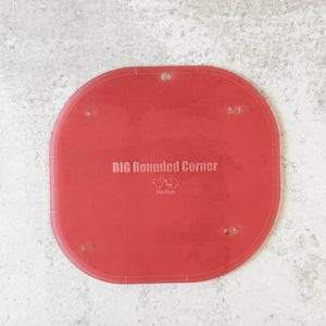 5 - 5.5 - 6 - 6.5 Inch BIG Rounded Corners  - Frosted Watermelon -  Acrylic Template