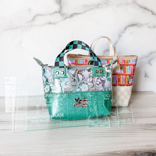 Mini Picnic Pouch / Purse Acrylic Templates - Soda - Set of 6