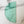 Baseball Zip Pouch With Applique - Light Green -  Acrylic Template