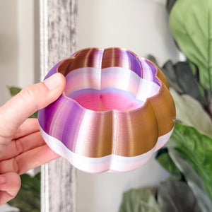 Medium Pumpkin Craft Bowl - Hodge Podge Colors - Designed by Newt!