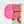 5 - 5.5 - 6 - 6.5 Inch BIG Rounded Corners  - Pink -  Acrylic Template