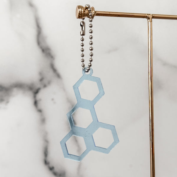 Honeycomb - Ocean - Hanging Charm - Sold Individually