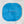 5 - 5.5 - 6 - 6.5 Inch BIG Rounded Corners  - Blue -  Acrylic Template