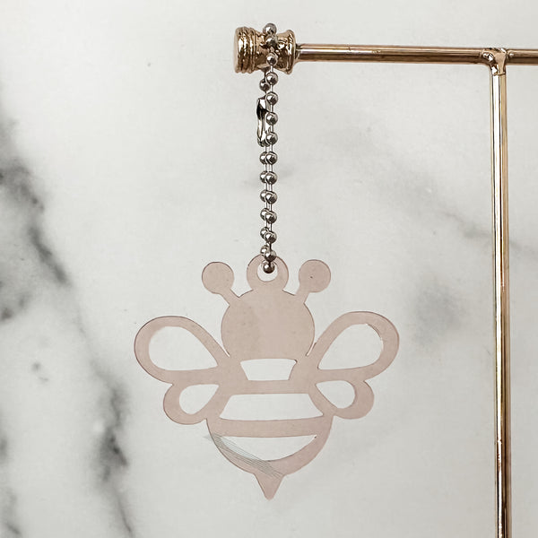 Open Bee - Rose Gold - Hanging Charm - Sold Individually