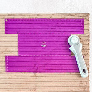 Classic Boxy Bag - Lining - Purple - Single Acrylic Template