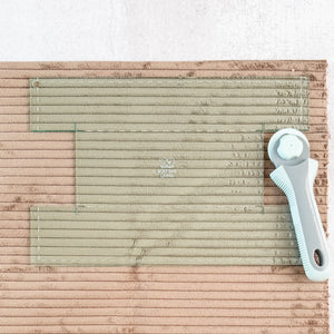 Classic Boxy Bag - Lining - Light Green - Single Acrylic Template