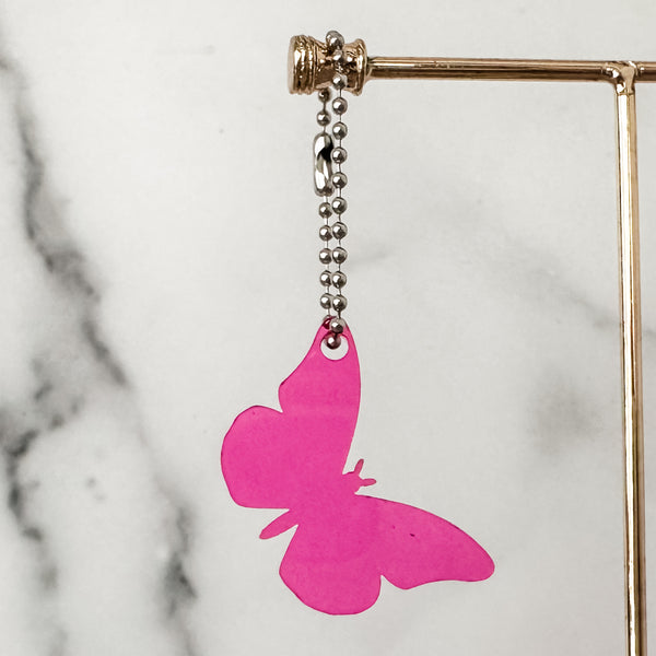 Butterfly - Magenta- Hanging Charm - Sold Individually