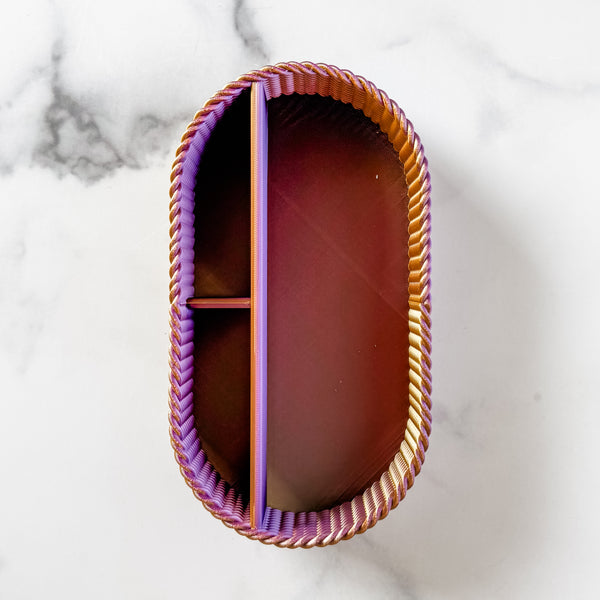 Craft Organizer - Chain - Purple and Gold