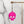 Load image into Gallery viewer, Skull - Magenta - Hanging Charm - Sold Individually
