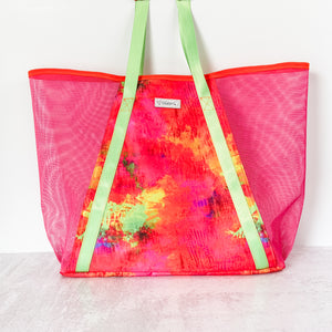 As Seen On OklaRoots!  Mesh Beach/Pool Tote