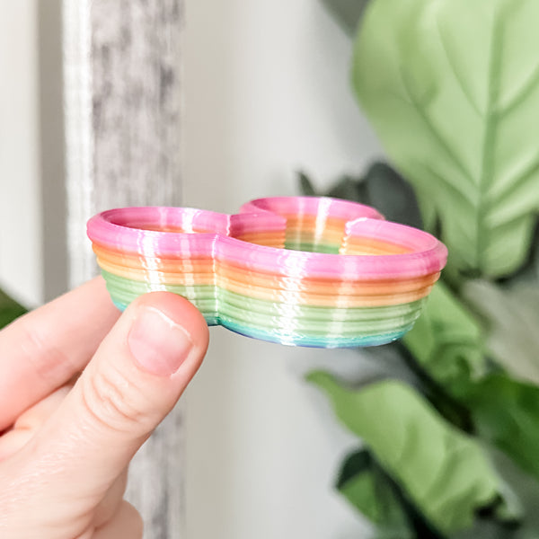 Itty Bitty Mouse Craft Bowl - Shiny Rainbow - Mint