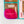 1-2-3-4 HALVES Inch Rounded Corners  - Frosted Magenta -  Acrylic Template